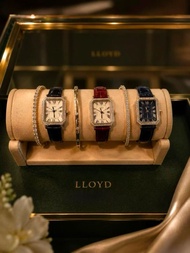 LLOYD 帶鑽小方形手錶💓正版保証💓 ✅100%韓國專門店/免稅店購入