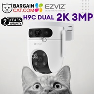 EZVIZ  H9c Dual 3K / 2K Dual-Lens 360° Wireless CCTV | Full AI Detection | LAN Port | 30m Night Visi