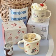 Cute Cat Dog Ceramic Mug | Classy Dog Cat Ceramic Mug