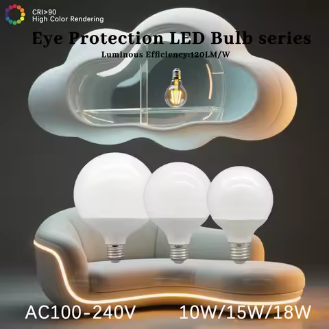 2pcs Bulbs Global LED E27 G80 G95 G120 18W 15W 10W Energy Saving Light Lampada Ampoule LED Light Bul