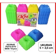 KH PUTU AYU molds 12 pcs FOOD GRADE for agar & party cakes, safe ingredients, BPA FREE, price