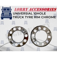 UNIVERSIAL 10HOLE TRUCK TYRE RIM CHROME
