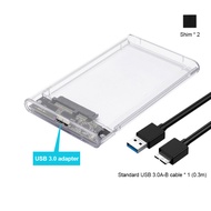 Casing Hardisk External HDD SSD External Case Transparan 2.5" USB 3.0