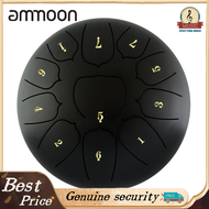 6 Inch Steel Tongue Drum 11 Notes Handpan Drum with Drum Mallet Finger Picks Percussion for Meditati