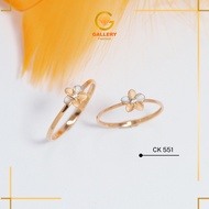 Simple Flower Gold Ring 6K (300) and 8K (375) Gold CK 321 CK 551