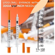 [UNIFINE INSULIN SYRINGE] UNIFINE insulin syringe 1.0ml PICAGARI JARUM [20 PCS]