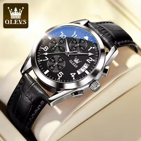 Oris Brand Multifunctional Sports Timing Quartz Watch Men's Watch 2878