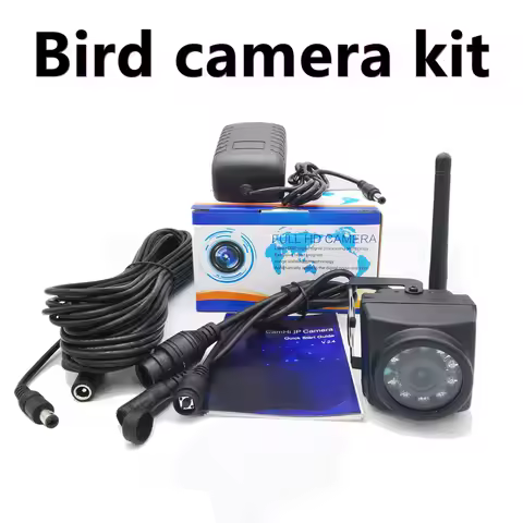 5MP Audio Birdcam Kit 1080P Night Vision Outdoor WIFI IP Kamera Nest Bird Watching Camera Set Kit Wi