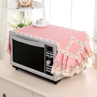 Microwave Cover Anti-dust Cover Towel Universal Lace Fabric Microwave Cover Oven Cover Beautiful Grans Cover