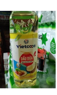 [HCM]Dầu dừa tinh luyện Vietcoco chai 1 lít