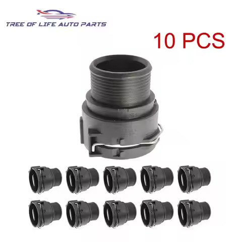 1/2/5/10 Coolant Hose Connector Flange For AUDI A4 S4 A5 S5 Q7 A8 S8 A6 S6 A7 VW Touareg CC Touran 4