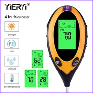 COD YIERYI Pengukur Temperatur dan Kelembapan Tanah Soil PH - TPH01803 / Alat Pengukur Ph Tanah Akur