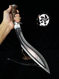 มีดเดินป่า​ [เฉลิมฉลอง] รุ่นใหม่ 🔥คุณภาพสูง "Gorkha Nepal-98K วัสดุ​ใบ​:9CR18​Mov​