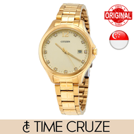 [Time Cruze] Citizen EV0052-50P Quartz Gold Tone Stainless Steel Gold Tone Dial Women Watch