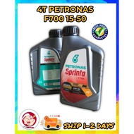 4T PETRONAS SPRINTA F700 15-50W 15-50 PETRONAS F700 MOTORCYCLE MINYAK HITAM PELINCIR MOTOR MOTORSIKA