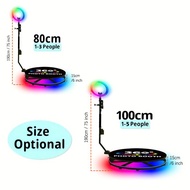 《KL 》Drop Ship Photo booth standard 360 metal model Photo Booth  LED 360 photo booth for party 35GN