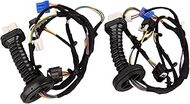 Getfarway 2pcs Door Wiring Harness with Connectors Rear Door Wiring Harness 56051694AA 56051931AA 56