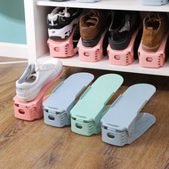 Adjustable Footwear Shoe Rack Holder Double Layer Space Saver Storage Stacker Sokongan Rak Kasut Berganda 鞋架 鞋子 收纳