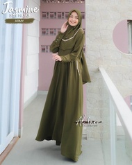 GAMIS SET HIJAB CRINKLE ALFARO/GAMIS SET HIJAB CANTIK/JASMINE SET HIJAB