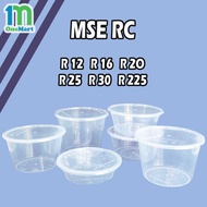 Bekas Plastik Bulat Makanan Food Container Microwave PP Round Disposable Plastic with Lid