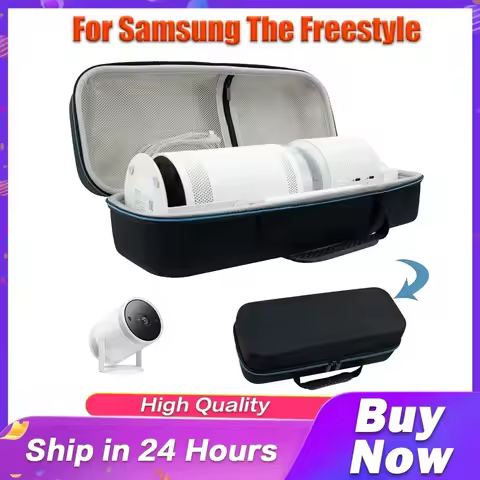 For Samsung Freestyle Projector Handbag Waterproof EVA Hard zipper Suitcase Protective Cover Carry S