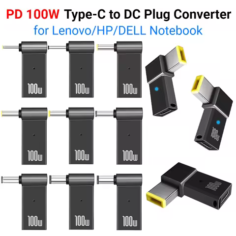 PD Fast Charging Power Adapter Connector Type C Female to Male Converter PD 100W Charging Adapter fo