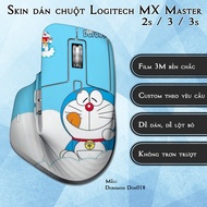 Logitech MX Master 2s / 3 / 3s mouse Skin Doremon Dor018 model | 3m Anti-slip Film Sticker