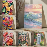 Painting by Number Landscape Paint by Number With Frame Acrylic paint Wall Art Home Decor