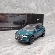 6.5cm 1/64 Citroen DS 3 CROSSBACK Alloy Car Model Ink Purple Limited Edition Model
