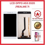 LCD OPPO A53 2020//Realme 7i//Readystock//black//Grand ORIGINAL//LCD Screen And Digitizer/MALAYSIA L