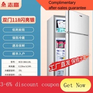 mini fridge Chigo Household Refrigerator Small Mini Dormitory Rental Room Single Person Two Special Clearance Refrigerat
