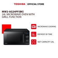 Toshiba Microwave Oven With Grill Function - Black (24L) MW2-AG24PF(BK)