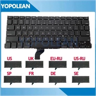 New Laptop Keyboard For Macbook Pro 13" Retina A1502 Keyboard US UK Spain French Russian 2013 2014 2
