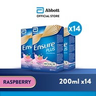 [Bundle of 14] Ensure Plus - Raspberry 200ml