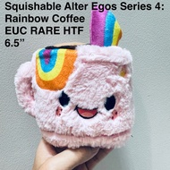 Rainbow Coffee Cup Doll Beautiful Hair Work Very Soft Size 6.5 Squishable Alter Egos Series 4: EUC R