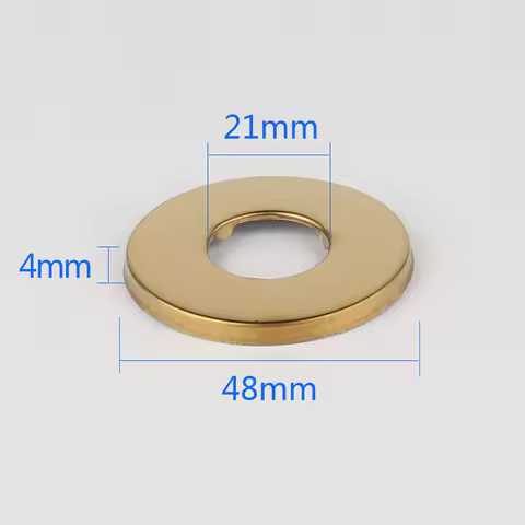 Bathroom Shower Accessories Faucet Fixing Kit Water Valve Cover Stainless Steel Water Pipe Decorativ