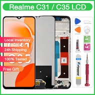 ORIGINAL LCD With Frame For REALME C35 / REALME NARZO 50A LCD Touch Display Screen Digitizer Assembl