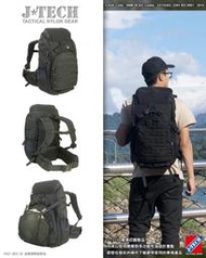 【軍宅小物】長程偵搜包 波賽頓戰術背包 黑色雙肩包 J-TECH台灣製造