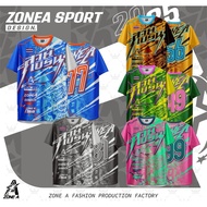 Zone A Printed Shirt Model Burn Line