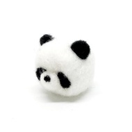 方塊動物園 -熊貓 羊毛氈 鑰匙圈、吊飾、擺飾