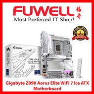FUWELL - Gigabyte Z890 Aorus Elite WiFi 7 Ice ATX Motherboard [3 Years Local Warranty]