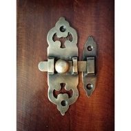 Grendel slot pintu rumah kuningan antik Grendel Pintu Grendel Kuningan Antik