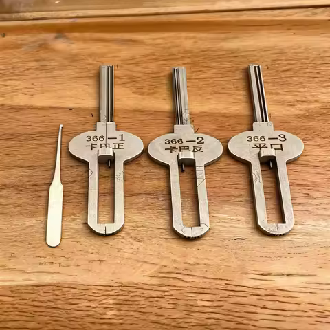 2026 New Arrival AB Kaba Universal Opening Lock Positive Negative Slot Small Flat Opening Locksmith 