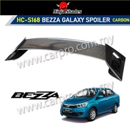 Perodua Bezza 2016 -2023 Galaxy X Carbon Skin ABS spoiler -HC CARGO