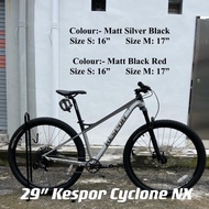 29” Kespor Cyclone NX Moutain Bike~Outdoor Sport~Kespor~Ready Stock~Basikal~Ready Stock