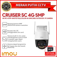 IMOU CRUISER SC 4G 5MP 3K IPC-K7FP-5HOTE FULLCOLOR 4G SIMCARD OUTDOOR IP CAMERA FREE MICRO SD 64GB