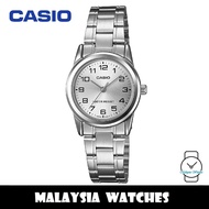 (100% Original) Casio LTP-V001D-7B Quartz Silver Dial Stainless Steel Women's Watch LTPV001D LTPV001