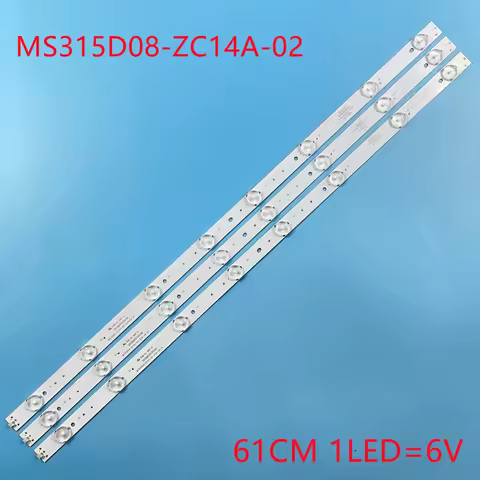 LED Stripe 32inch TV MS315D08-ZC14A-02 303MS315034 LED-32Q5K 3x8