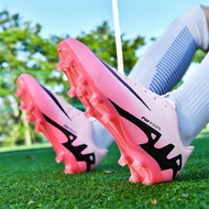 Men's High Top Sports Football Shoes Children's Anti Slip and Impact Resistant Five Person Training 
