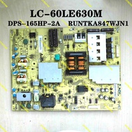 Sharp LCD TV LC-60LE630M Power Supply Board DPS-165HP-2A RUNTKA847WJN1